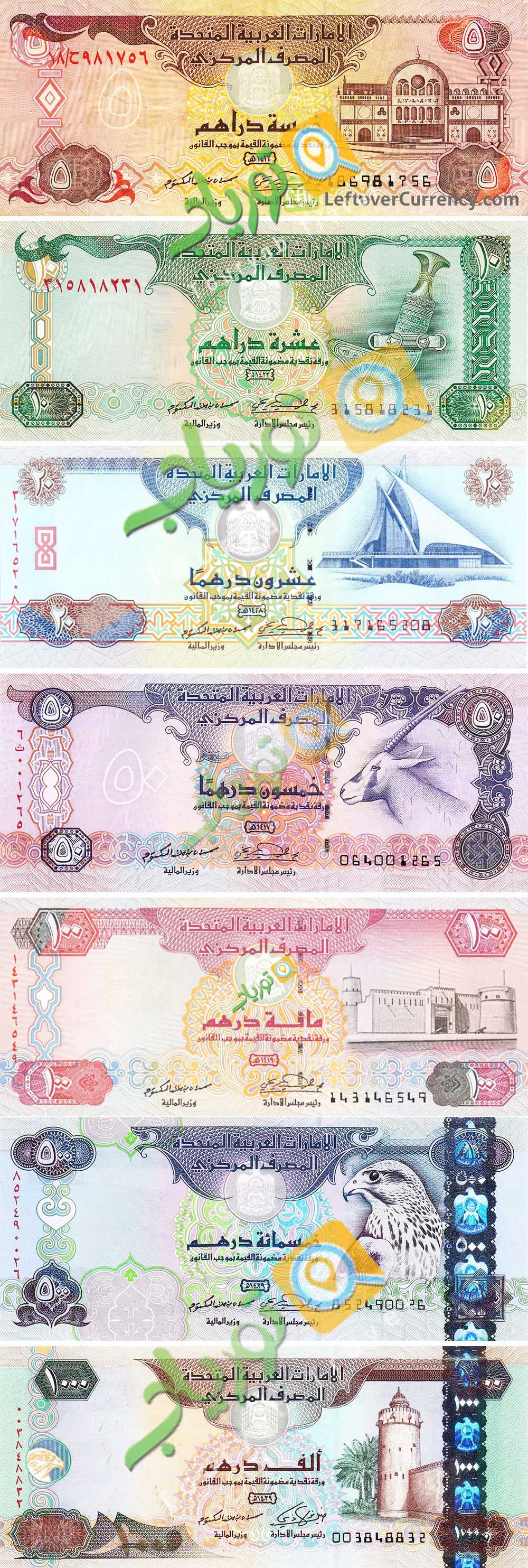 پول دبی-اسکانس درهم-واحد پول دبی و امارات
